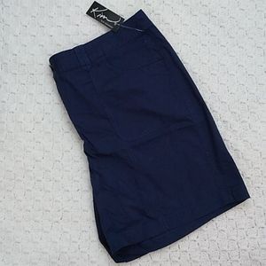 Kim Rogers Navy Shorts Size 16
